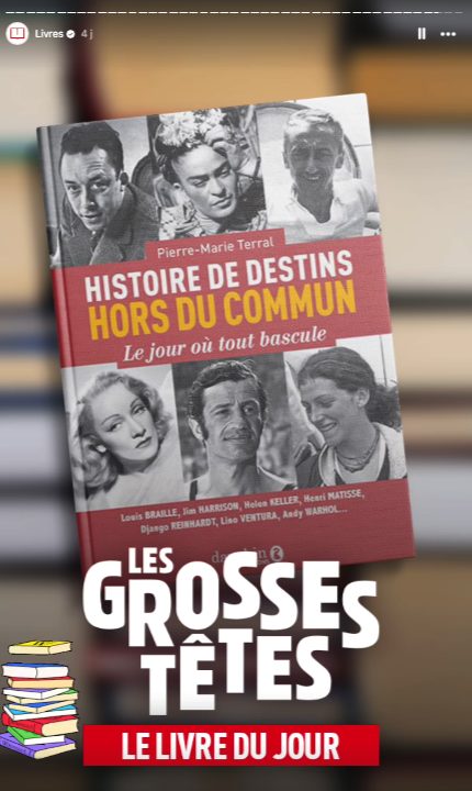 RTL Les Grosses Têtes le livre du jour